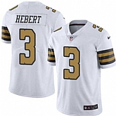 Nike Men & Women & Youth Saints 3 Bobby Hebert White Color Rush Limited Jersey,baseball caps,new era cap wholesale,wholesale hats